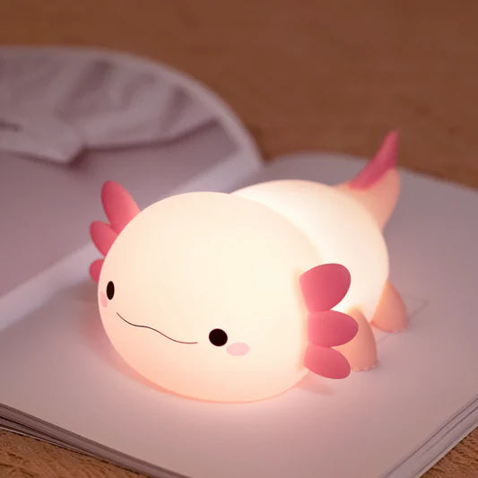 Axolotl Night Light, color