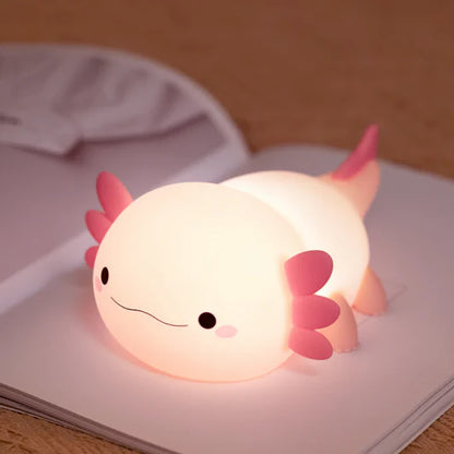 Axolotl Night Light, color