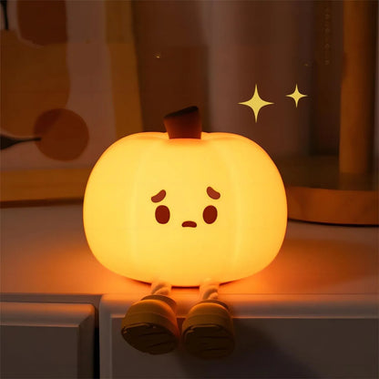 Pumpkin night light, front side